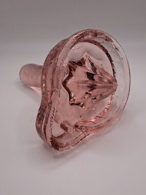 Vintage Pink Glass Juice Reamer
